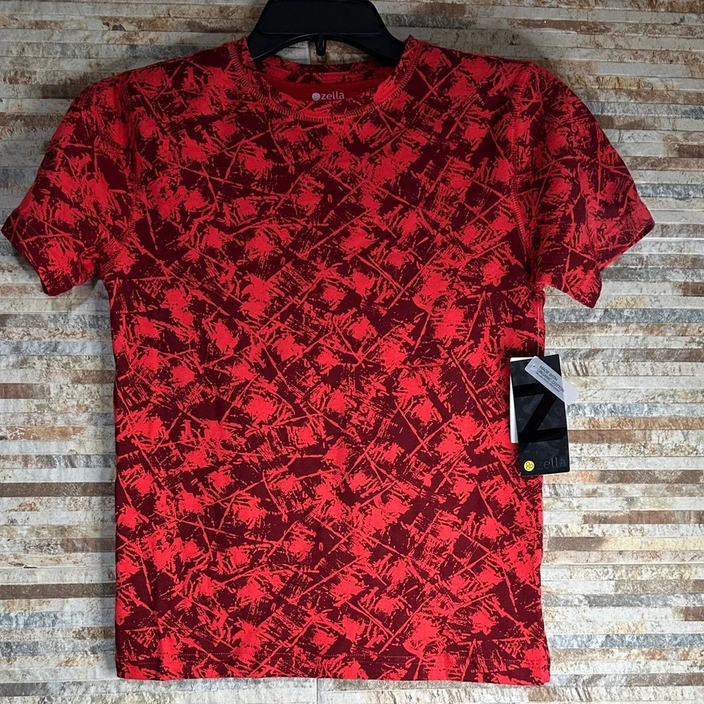 Zella Red Graphic Kids Tee - Picture 1 of 4